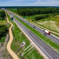 Obwodnica, węzeł Bieruń i łącznica (z lotu ptaka) - 24 czerwca 2026 roku (3)