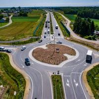 Obwodnica, węzeł Bieruń i łącznica (z lotu ptaka) - 24 czerwca 2026 roku (3)