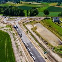 Obwodnica, węzeł Bieruń i łącznica (z lotu ptaka) - 24 czerwca 2026 roku (2)