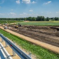 Obwodnica, węzeł Bieruń i łącznica (z poziomu ziemi) - 24 czerwca 2026 roku (10)