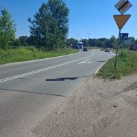 Odcinek ulicy Lędzińskiej przed rozbudową (11)