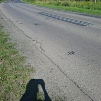 Odcinek ulicy Lędzińskiej przed rozbudową (5)