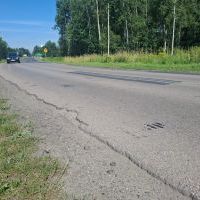 Odcinek ulicy Lędzińskiej przed rozbudową (6)