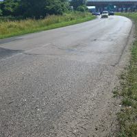 Odcinek ulicy Lędzińskiej przed rozbudową (4)