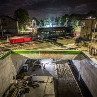 Tunel pod torami kolejowymi na Wawelskiej (6)