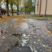Chodniki i droga wewnętrzna w osiedlu Chemików - stan przed remontem (5)