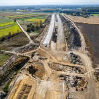 Bieruń - droga S1 prowadząca do węzła (2)
