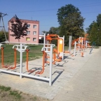 Siłownia zewnętrzna na osiedlu Chemików oddana do użytku mieszkańców