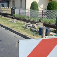 Remont chodnika wzdłuż Oświęcimskiej