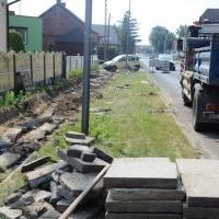 Remont chodnika wzdłuż Oświęcimskiej