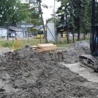 Trwa budowa sali gimnastycznej - lipiec 2019