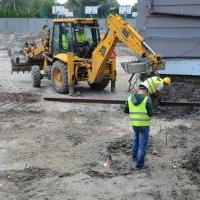 Trwa budowa sali gimnastycznej - lipiec 2019