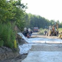 Trwa budowa drogi rowerowej po starym śladzie ulicy Wylotowej