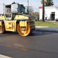 Asfaltowanie ulicy Marcina