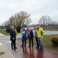 Ścieżka rowerowa wzdłuż ulicy Turystycznej