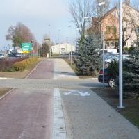 Ścieżka rowerowa wzdłuż ulicy Turystycznej