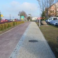 Ścieżka rowerowa wzdłuż ulicy Turystycznej