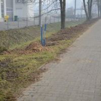 Trwa budowa fundamentów i układanie okablowania pod lampy