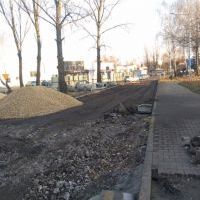 Remont ulicy Granitowej - czwarty dzień