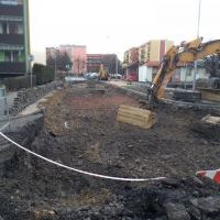 Remont ulicy Granitowej - początek lutego 2020