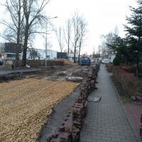 Remont ulicy Granitowej - początek lutego 2020