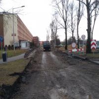 Remont ulicy Granitowej - początek lutego 2020