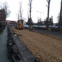 Remont ulicy Granitowej - początek lutego 2020