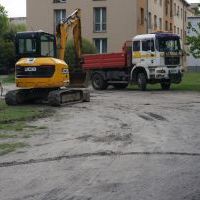 Nowy chodnik na osiedlu Chemików - przekazanie placu budowy