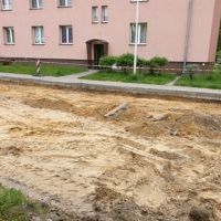 Przebudowa drogi wewnętrznej na Chemików - pierwszy tydzień prac