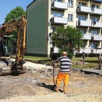 Przebudowa drogi wewnętrznej na Chemików - 18 maja 2020