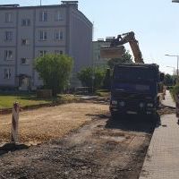 Przebudowa drogi wewnętrznej na Chemików - 18 maja 2020