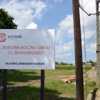 Budowa ulicy Bijasowickiej bocznej wraz z oświetleniem - POSTĘPY