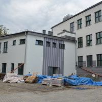 Budowa sali gimnastycznej przy SP1 - wrzesień 2020