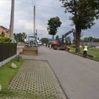 Budowa chodnika na Pszennej - wrzesień 2020