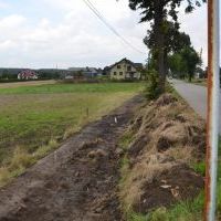Budowa chodnika na Pszennej - wrzesień 2020