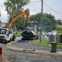 Trwa budowa chodnika wraz z oświetleniem na Wita - 18 września