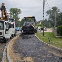 Trwa budowa chodnika wraz z oświetleniem na Wita - 18 września
