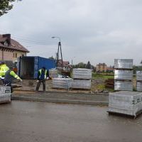 Budowa chodnika na Pszennej - 19 października 2020