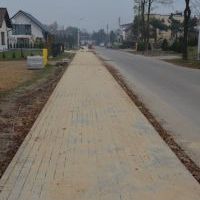 Budowa chodnika na Pszennej - 18 listopada 2020