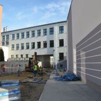 Budowa sali gimnastycznej przy SP1 - listopad 2020