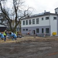 Budowa sali gimnastycznej przy SP1 - listopad 2020
