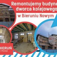 Remont budynku dworca kolejowego - marzec 2021