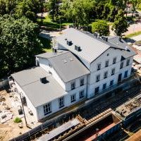 Remont budynku dworca kolejowego - lipiec 2021 (1)