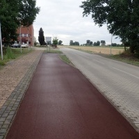 Asfaltowanie ścieżek rowerowych w ramach CPII (2)
