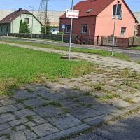 Droga osiedlowa na Homera przed przebudową (2)