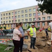Przebudowa drogi wewnętrznej w osiedlu Homera - sierpień 2023