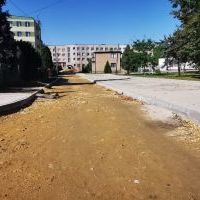 Przebudowa drogi wewnętrznej w osiedlu Homera - wrzesień 2023 (2)