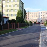 Droga osiedlowa na Homera po przebudowie - listopad 2023 (1)