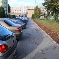 Droga osiedlowa na Homera po przebudowie - listopad 2023 (2)