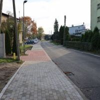 Droga osiedlowa na Homera po przebudowie - listopad 2023 (7)